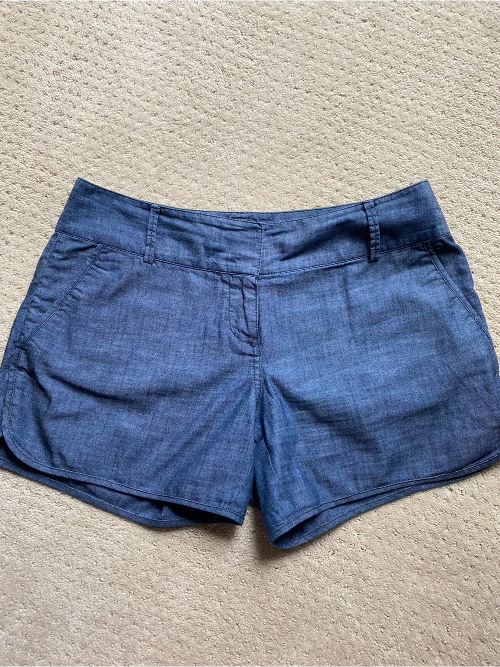 The Limited Navy Denim-Style Women's Shorts